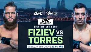 Jadwal UFC Fight Night: Fiziev vs Torres Bukan Hanya Main Event di Vidio
