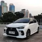 All new Toyota Agya GR Sport 1.2 CVT Two Tone. (Septian/Liputan6.com)