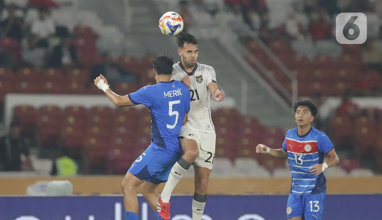 Namun hingga peluit akhir pertandingan dibunyikan, tidak ada tambahan gol yang tercipta dari masing-masing timnas. Indonesia U-23 unggul 1-0 atas Filipina. (Liputan6.com/Helmi Fithriansyah)