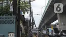 Kondisi trotoar di kawasan Senopati, Kebayoran Baru, Jakarta, Rabu (15/9/2021). Sepanjang 2018-2020, Pemprov DKI telah membangun trotoar seluas 760.305 meter persegi di 5 wilayah DKI Jakarta. (Liputan6.com/Herman Zakharia)