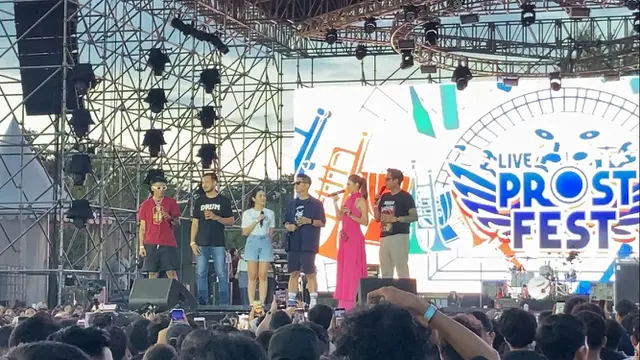 Luna Maya di Prost Fest 2022 hari pertama (Istimewa)