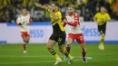 Sementara Borussia Dortmund harus puas tertahan di peringkat empat dengan raihan 21 poin dari 10 laga. (AP Photo/Martin Meissner)