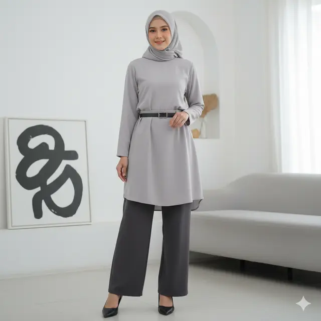 7 Model Baju Lebaran One Set Wanita 2026, Tampilan Elegan dan Stylish Tanpa Ribet