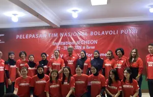 PP PBVSI Lepas Timnas Voli Putri Indonesia: Uji Coba di Korea, Bidik Runner-up SEA V Cup 2026