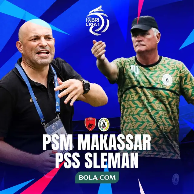 BRI Liga 1 - PSM Makassar Vs PSS Sleman - Duel Pelatih