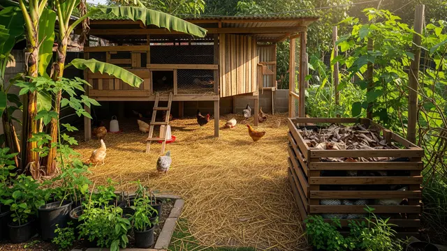4 Desain Kandang Ayam Permaculture Modern, Efisien dan Ramah Lingkungan