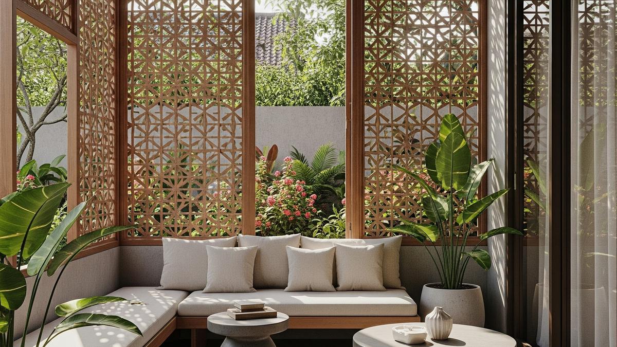 9 Desain Teras Roster Ukuran Kecil Konsep Ventilasi Terbuka, Sejuk di Iklim Tropis