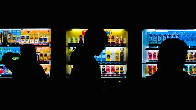 Ilustrasi Vending Machine