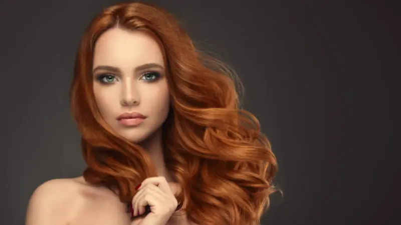 Ilustrasi ginger hair atau rambut merah