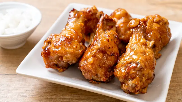 ayam goreng saus pedas manis