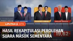 Komisi Pemilihan Umum melakukan penghitungan suara resmi atau real count untuk Pilpres di tingkat nasional.
