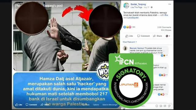 [Cek Fakta] Eksekusi Hacker Aljazair yang Bobol Bank Israel demi Warga Palestina?