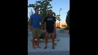 Pasangan yang menggunakan Ice Bucket Challenge sebagai ajang melamar. (YouTube)