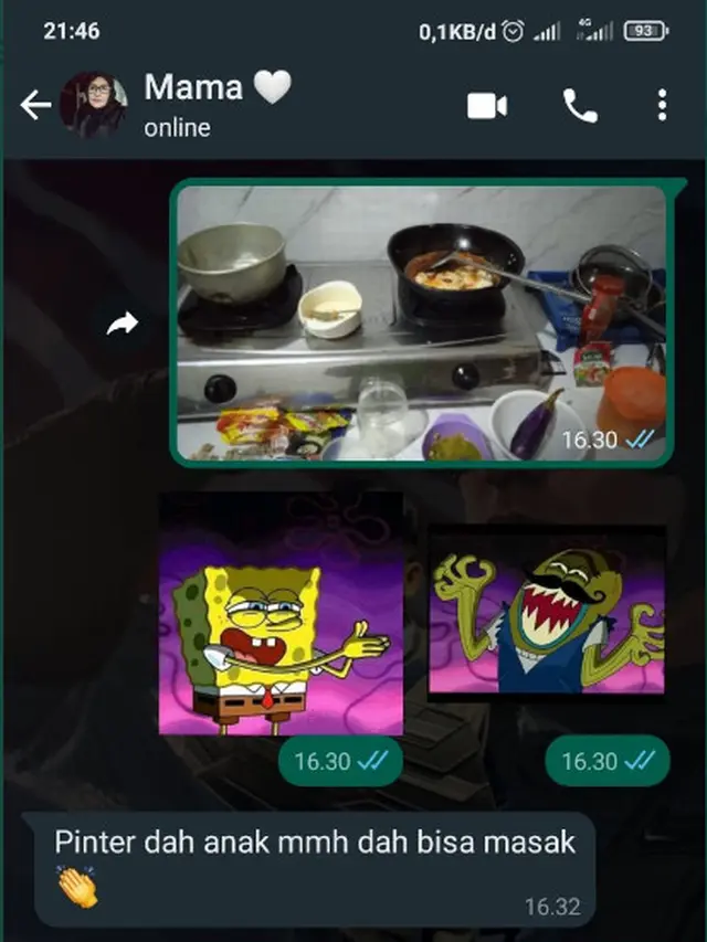 6 Chat Ibu Puji Masakan Anaknya Ini Bikin Senyum, Jadi Makin Semangat Masak