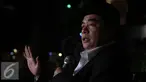 Mantan Ketua DPR RI, Ade Komarudin, saat memberikan keterangan pers di Jakarta, Senin malam (5/12). Dalam keterangan persnya Akom akan menempuh segala macam cara untuk mengembalikan nama baiknya. (Liputan6.com/JohanTallo)