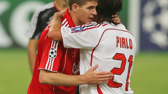 Steven Gerrard & Andrea Pirlo