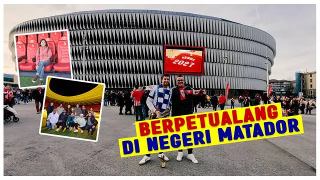 Berita video vlog keseruan jurnalis Bola.com, Yus Mei Sawitri yang berkesempatan menjelajah stadion klub-klub di Spanyol hingga keseruan nonton langsung Derby Basque.