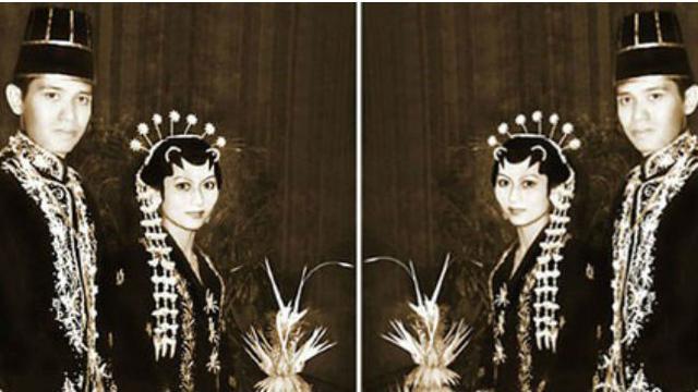 Susilo Bambang Yudhoyono dan Ani saat menjadi pengantin/istimewa