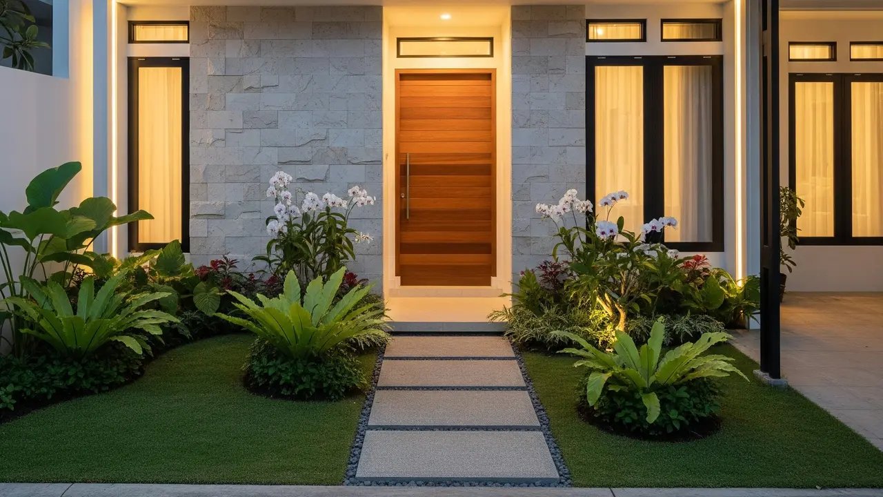 9 Desain Rumah 1 Lantai Sederhana tapi Terlihat Mewah dari Depan