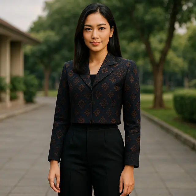 7 Model Blazer Crop Top Batik Lengan Panjang, Tampil Elegan dan Modern di Setiap Acara