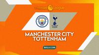 Prediksi&nbsp;Manchester City vs Tottenham - Premier League 2025/2026. (Bola.com/Gregah Nurikhsani)