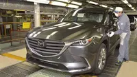 Generasi terbaru Mazda CX-9 resmi diproduksi di pabrik Mazda yang berada di Ujina Plant No 1, Hiroshima, Jepang.