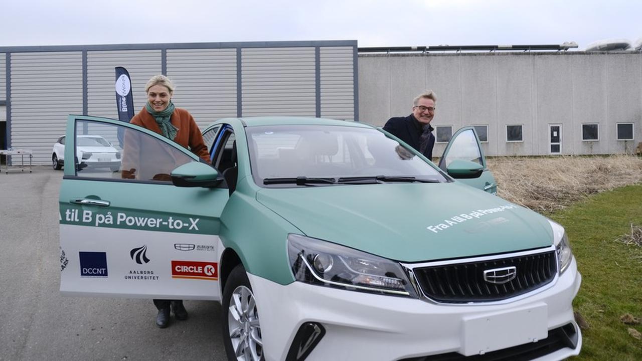 Uji jalan mobil Geely, kendaraan metanol-listrik