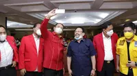saat Sosialisasi Empat Pilar MPR RI dengan Dewan Pimpinan Nasional Sentral Organisasi Karyawan Swadiri Indonesia (Depinas SOKSI) di Manado, Selasa (17/11/20).