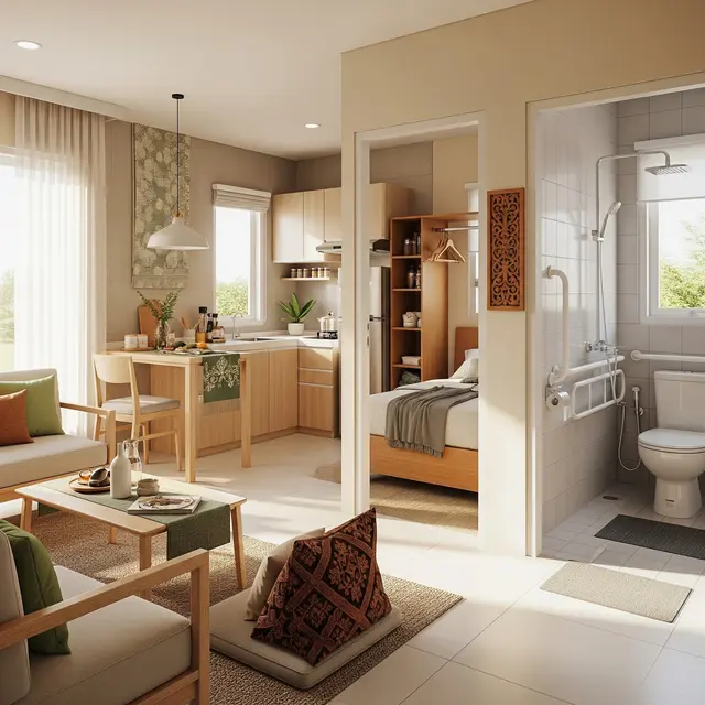 9 Model Rumah Lansia dengan Kamar Dekat Dapur dan Kamar Mandi, Kenyamanan Optimal