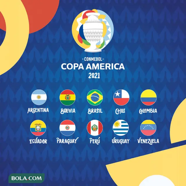 Copa America - Ilustrasi Logo Copa America 2021