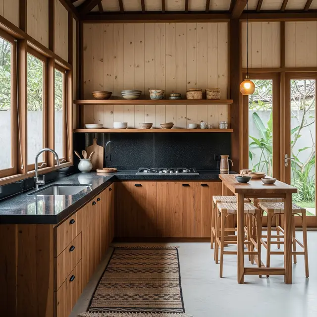 Model Tata Ruang Dapur Rumah di Desa