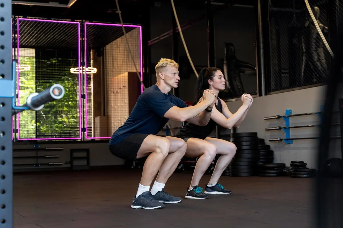 Ilustrasi olahraga crossfit