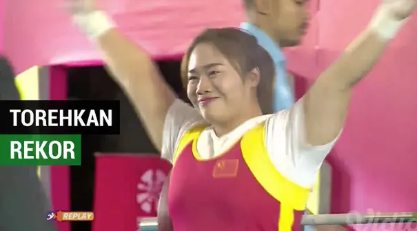 Berita video Tan Yujiao membukukan rekor baru di cabang olahraga angkat besi pada ajang Asian Para Games di Balai Sudirman, Selasa (9/10/2018).