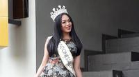 Miss Indonesia Alya Nurshabrina siap mengikuti ajang Miss World 2018 di Sanya, China (Liputan6.com/Komarudin)