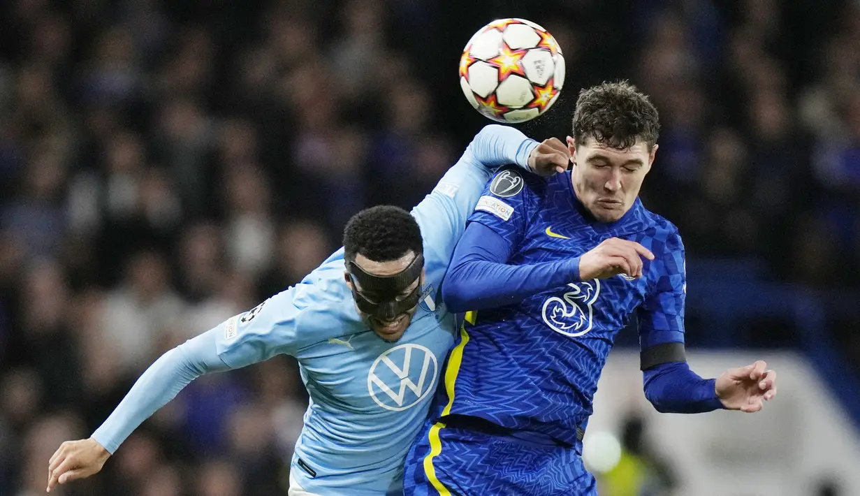 Bertanding di Stamford Bridge, London, Inggris, Kamis (21/10/2021) The Blues tampil begitu dominan atas Malmo melepaskan 18 tendangan dengan 7 yang mengarah ke gawang. (AP/Alastair Grant)