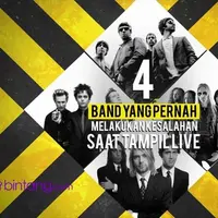 Video Sosial Bintang: 4 Band yang Melakukan Kesalahan saat Tampil Live.