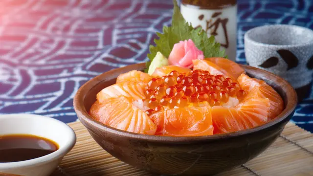 Salmon Donburi