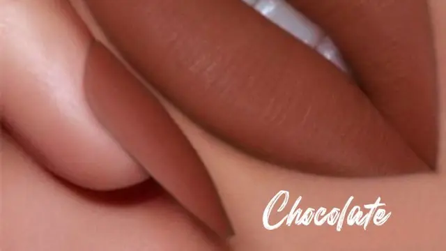 Ilustrasi Lipstick Coklat. (foto: Pinterest/Kokoro Lashes).