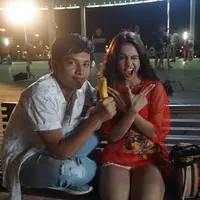 Michelle Ziudith menjalani syuting film One Fine Day di hari ke-11 (15/7) di Barcelona.