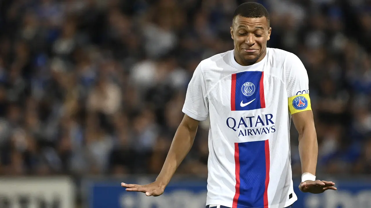 Penyerang Paris Saint-Germain (PGS), Kylian Mbappe.