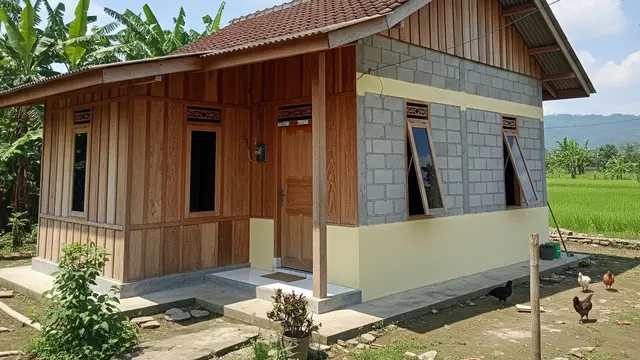 9 Model Rumah 1 Lantai Biaya Rp30 Juta di Desa, Strategi Hemat dan Desain Simple