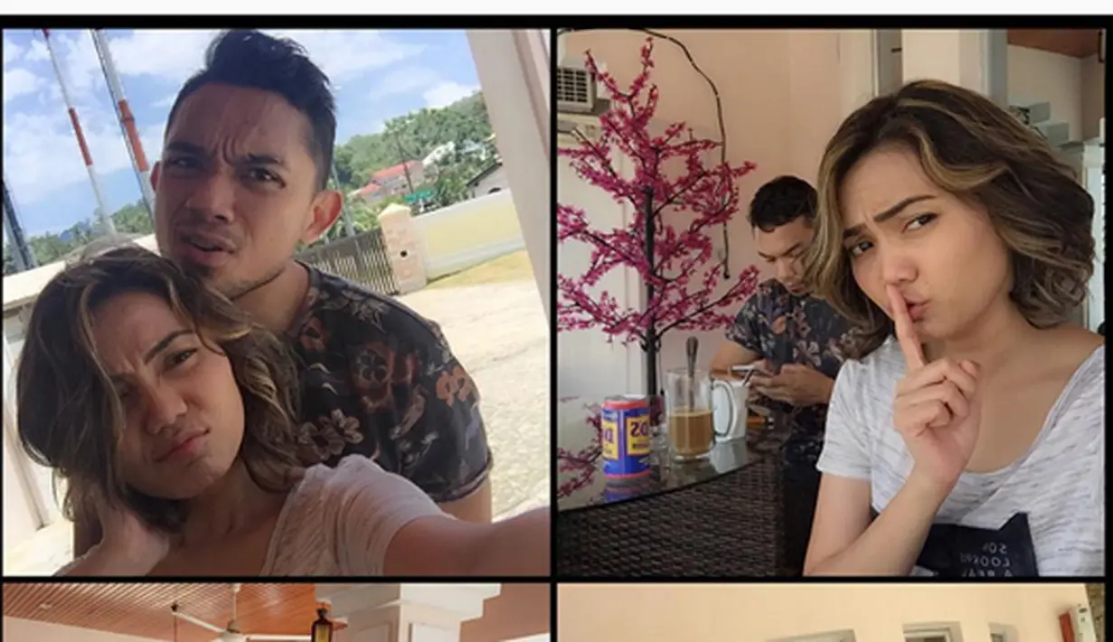 Rina juga makan barsama keluarga besar Fakhrul Razi. (Instagram/@rinanose16)