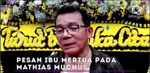 Sosok almarhumah Ibu mertua di mata Mathias Muchus.