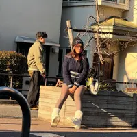 Fuji Kenakan Celana Pendek saat Liburan Musim Dingin di Jepang. [@fuji_an]