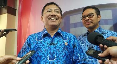 Menkes Terawan dan Kepala BKKBN Hasto Wardoyo (Foto: Aditya Eka Prawira/Liputan6.com)