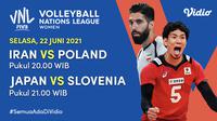 Link Live Streaming Big Match VNL 2021 di Vidio, Selasa 22 Juni. (Sumber : dok. vidio.com)