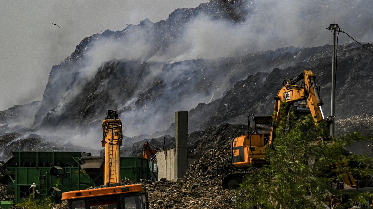 Gunung Sampah di India Terbakar, 600 Ribu Warga Kota Terancam Hirup Gas Metan Berbahaya