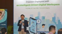 Panji Bisma Agrika, Country Sales - Digital Workspace VMware Indonesia di seminar 'Empower Employees with an Intelligent-Driven Digital Workspace' . Dok: VMware Indonesia