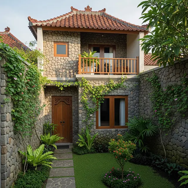 Desain Rumah Mungil Ala Villa
