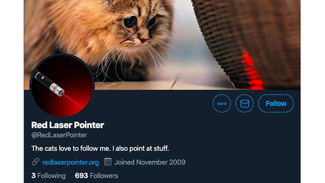 twitter @RedLaserPointer
